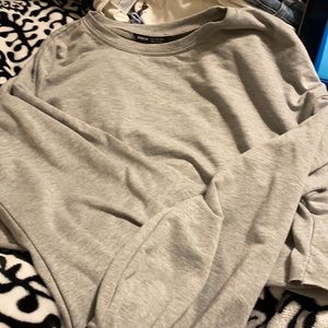 SHEIN Long Sleeve Crop Top